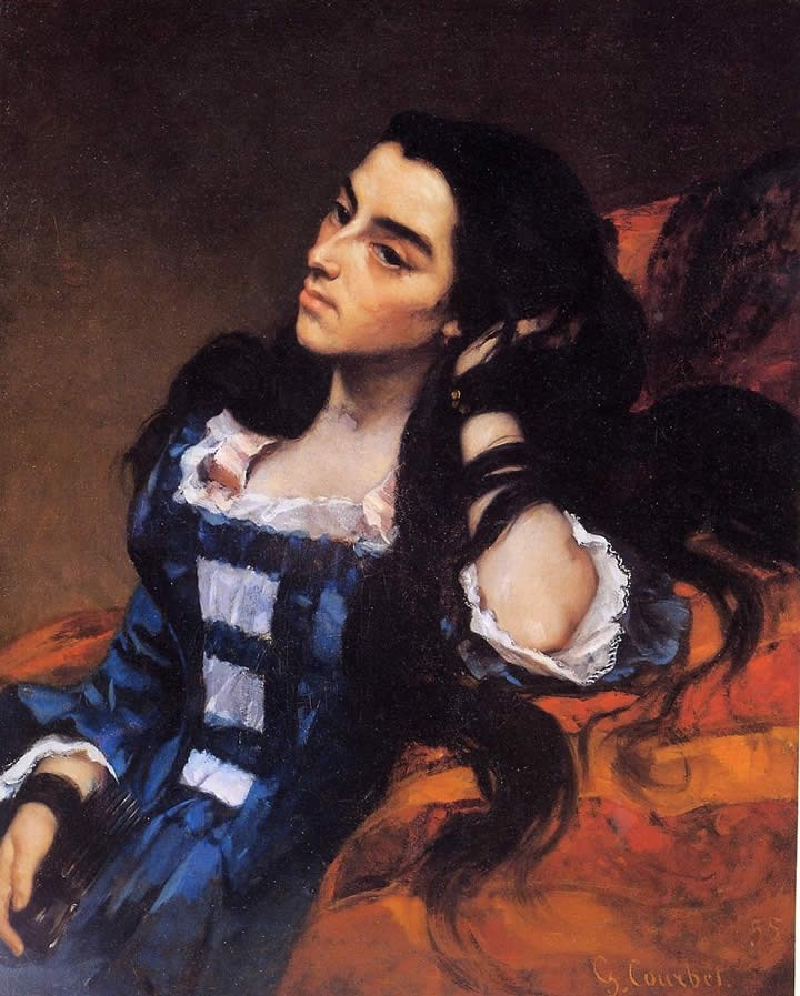 Gustave Courbet Portrait of a Spanish Lady